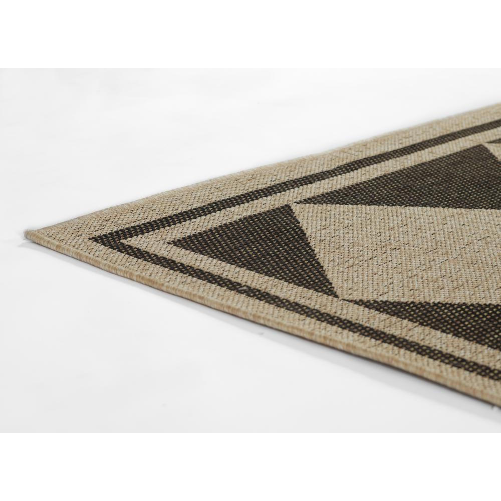 Contemporary Rectangle Area Rug, Black, 8' X 10'