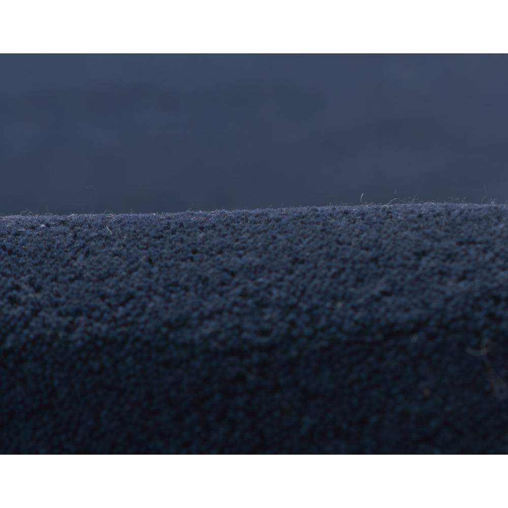 Contemporary Rectangle Area Rug, Navy, 5' X 8'