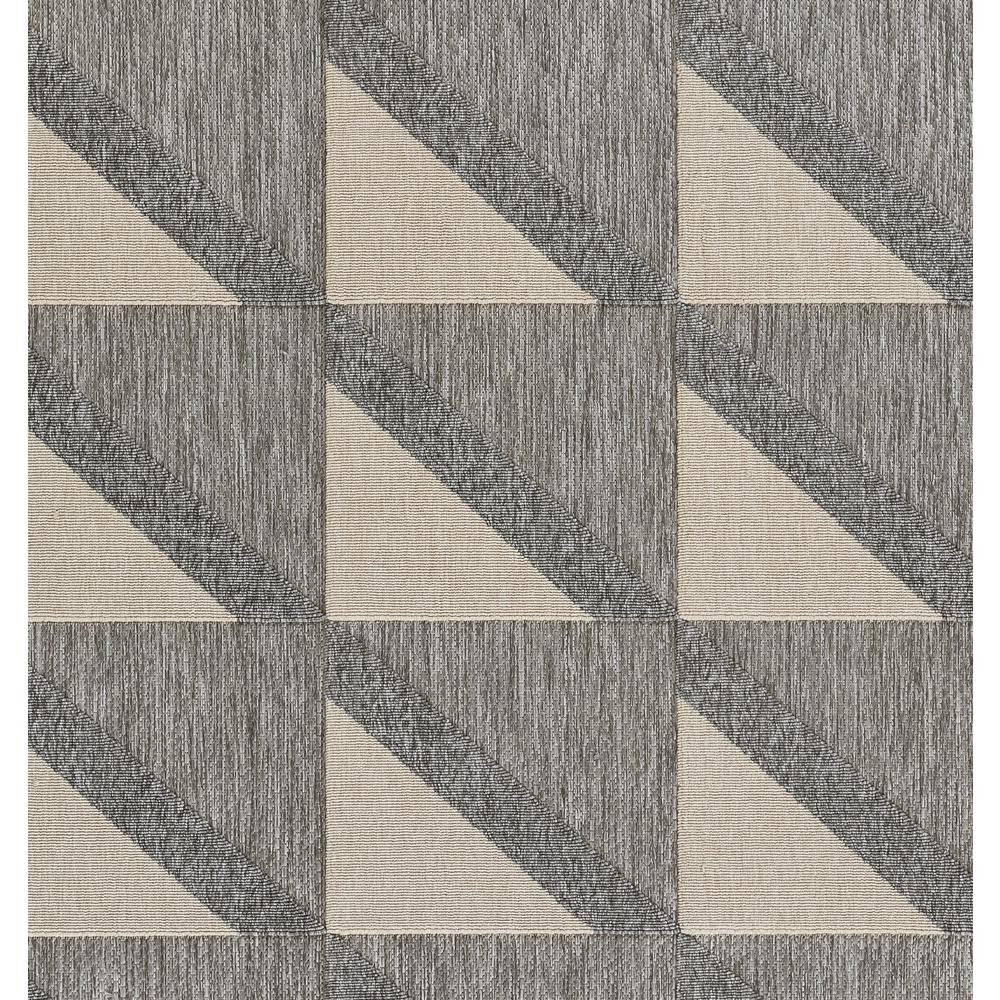 Contemporary Rectangle Area Rug, Grey, 7'10" X 10'10"
