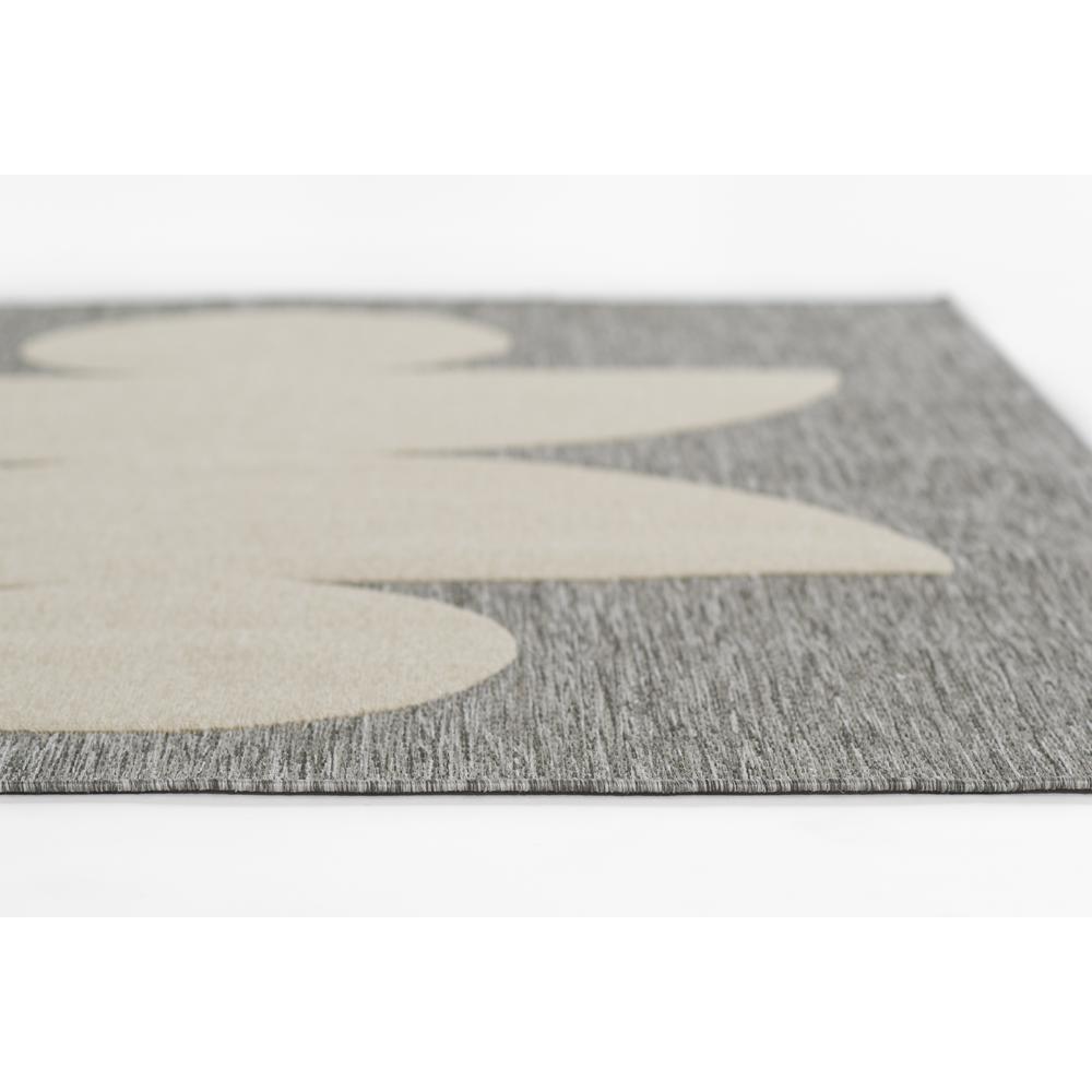 Contemporary Rectangle Area Rug, Grey, 7'10" X 10'10"
