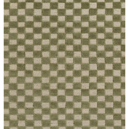 Contemporary Rectangle Area Rug, Green, 5' X 8'