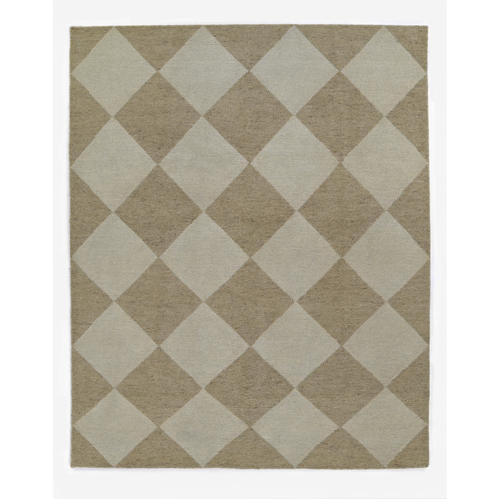 Contemporary Rectangle Area Rug, Beige, 6'3" X 9'
