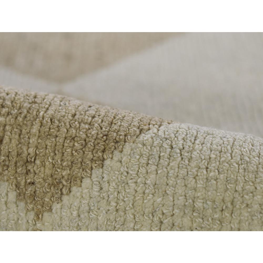 Contemporary Rectangle Area Rug, Beige, 6'3" X 9'