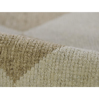 Contemporary Rectangle Area Rug, Beige, 6'3" X 9'