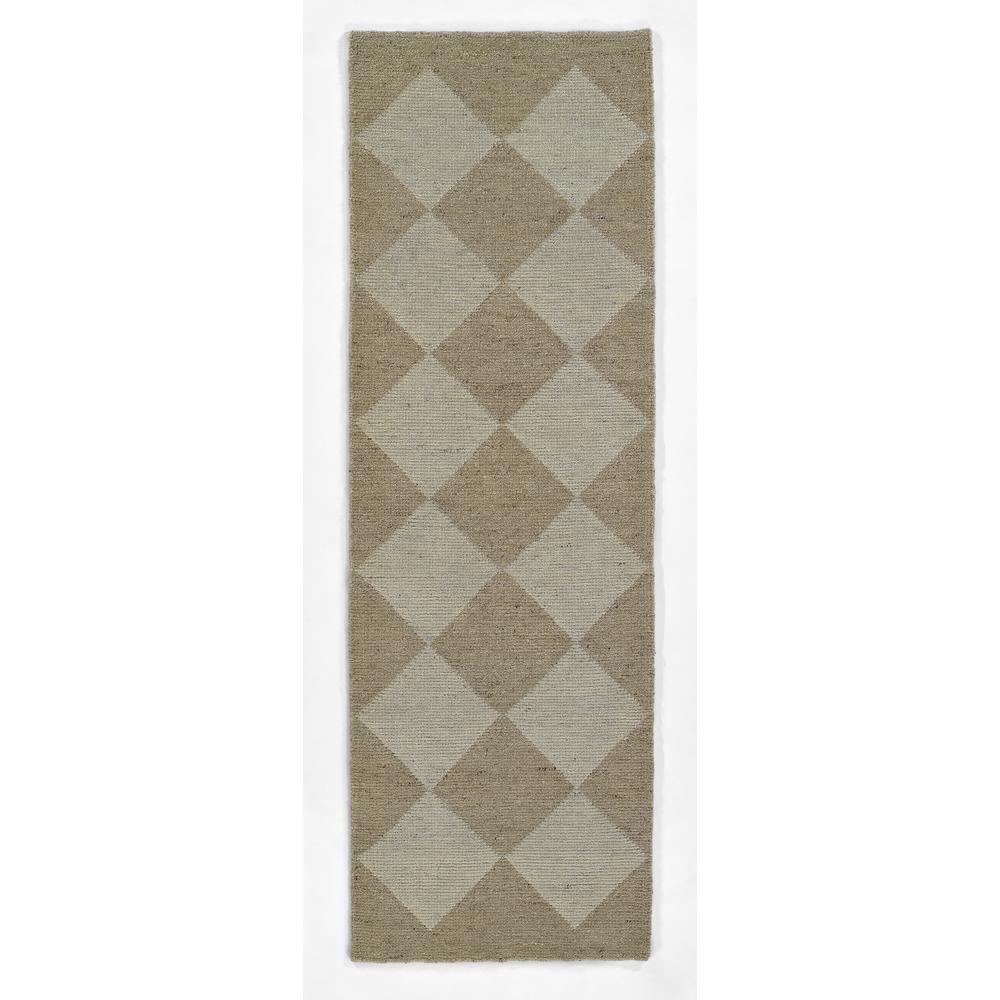 Contemporary Rectangle Area Rug, Beige, 6'3" X 9'