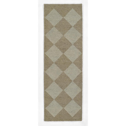 Contemporary Rectangle Area Rug, Beige, 6'3" X 9'