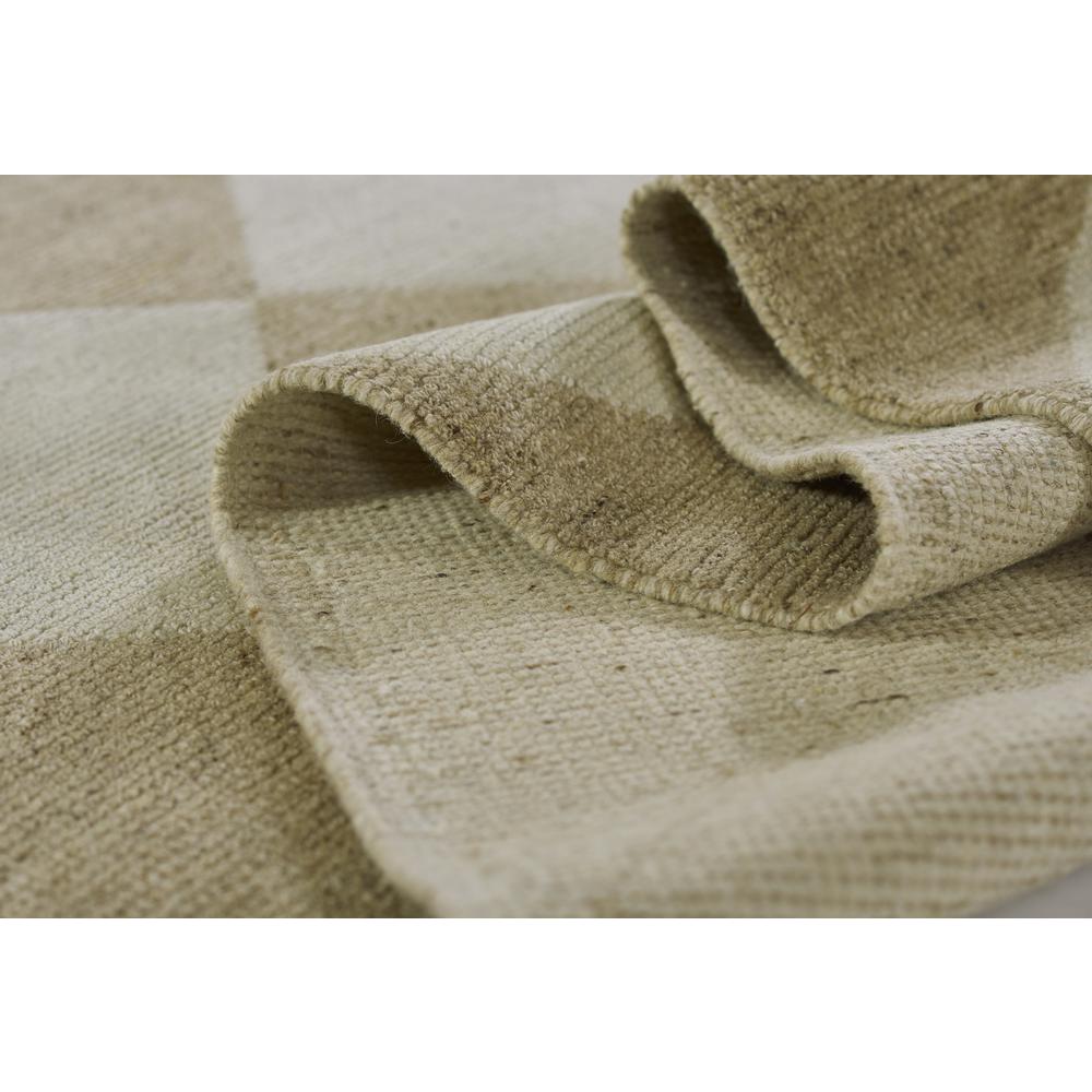 Contemporary Rectangle Area Rug, Beige, 6'3" X 9'