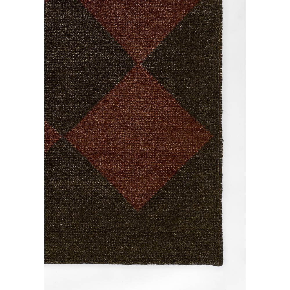 Contemporary Rectangle Area Rug, Copper, 6'3" X 9'