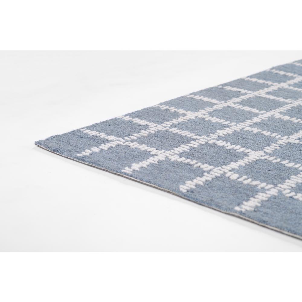 Contemporary Rectangle Area Rug, Blue, 8' X 10'