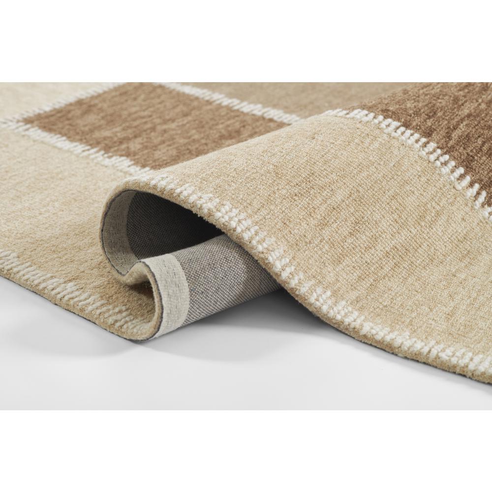 Contemporary Rectangle Area Rug, Beige, 8' X 10'