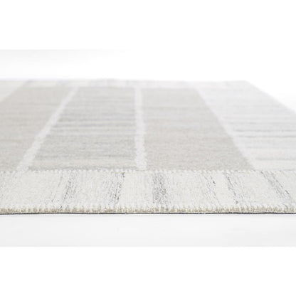 Contemporary Rectangle Area Rug, Grey, 8' X 10'