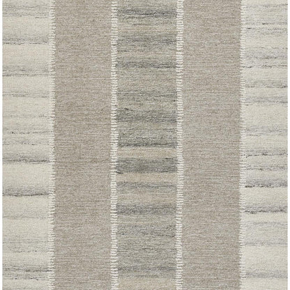 Contemporary Rectangle Area Rug, Grey, 8' X 10'