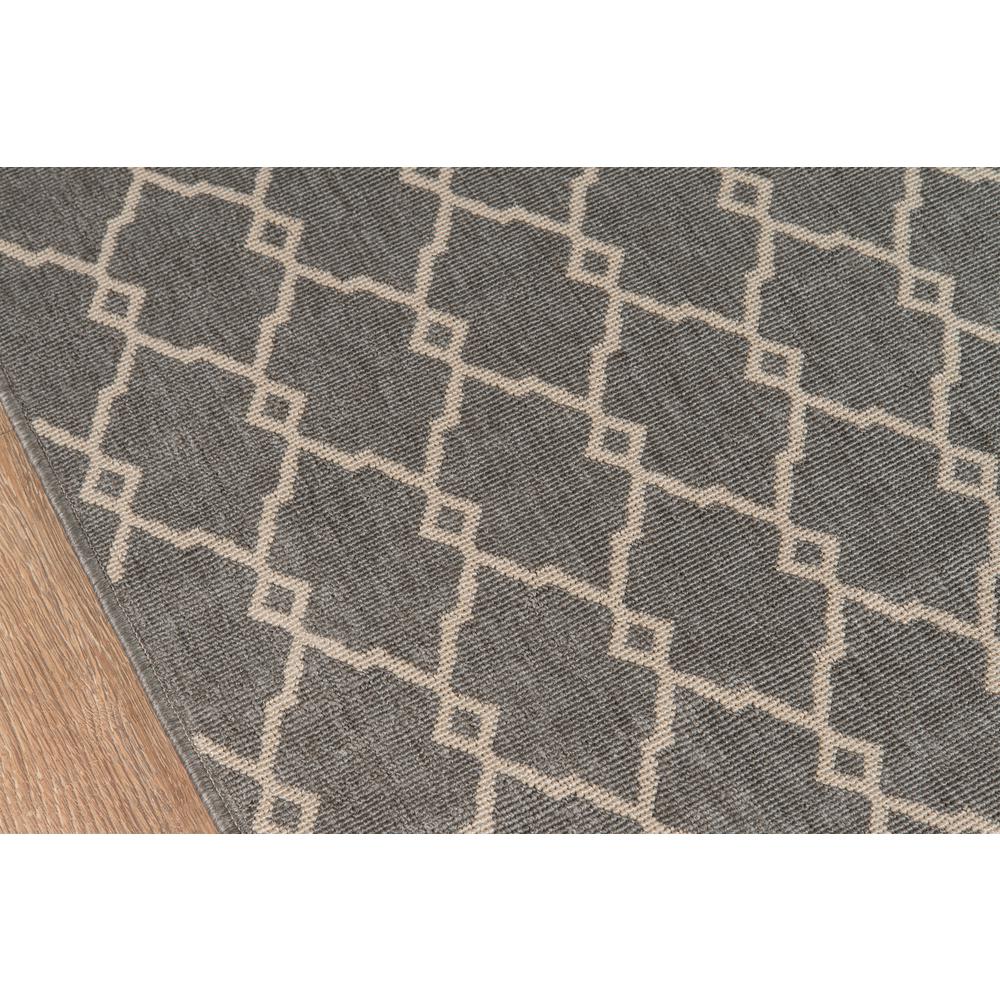 Contemporary Rectangle Area Rug, Grey, 5'3" X 7'6"