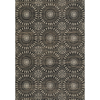 Transitional Rectangle Area Rug, Neutral, 5'3" X 7'6"