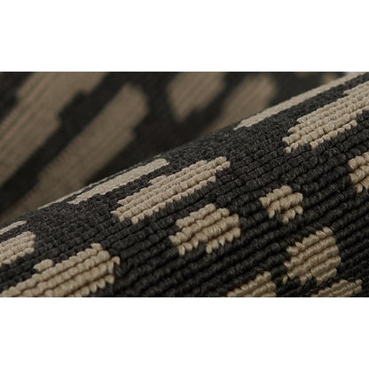 Contemporary Rectangle Area Rug, Charcoal, 5'3" X 7'6"
