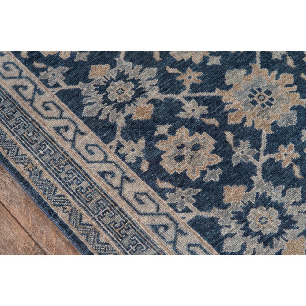 Traditional Rectangle Area Rug, Blue, 8'6" X 11'6"