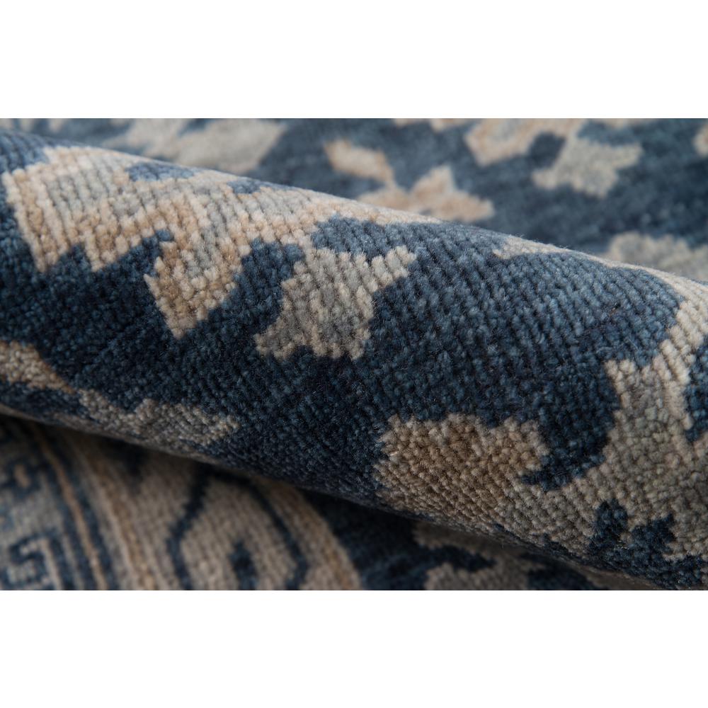 Traditional Rectangle Area Rug, Blue, 8'6" X 11'6"