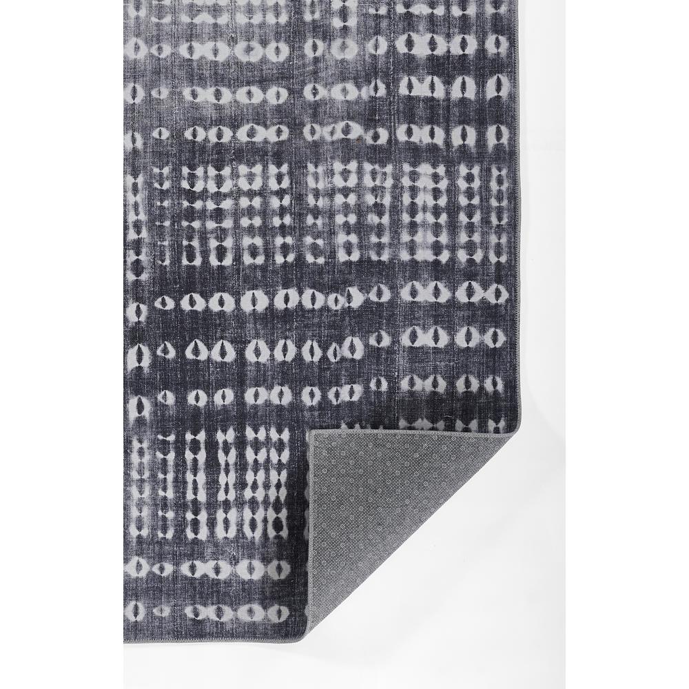 Contemporary Rectangle Area Rug, Charcoal, 5' X 7'6"