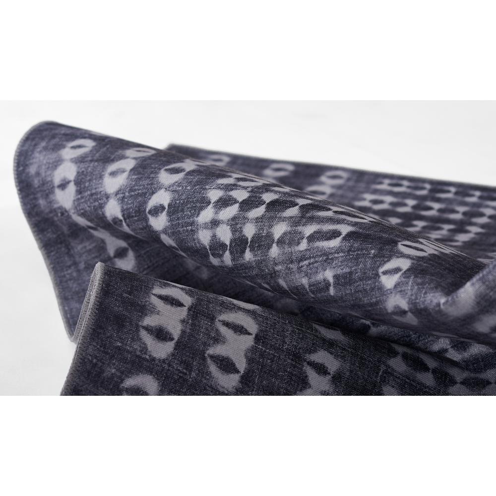 Contemporary Rectangle Area Rug, Charcoal, 5' X 7'6"