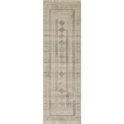 Traditional Rectangle Area Rug, Ivory, 5' X 8'
