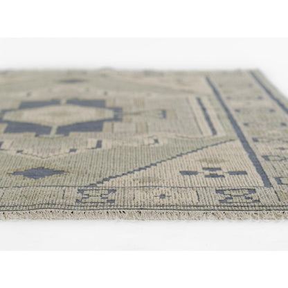 Traditional Rectangle Area Rug, Blue, 5' X 8'