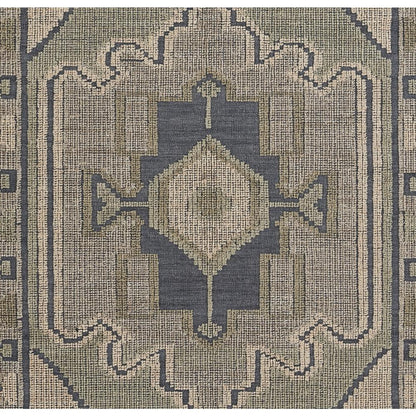 Traditional Rectangle Area Rug, Blue, 5' X 8'