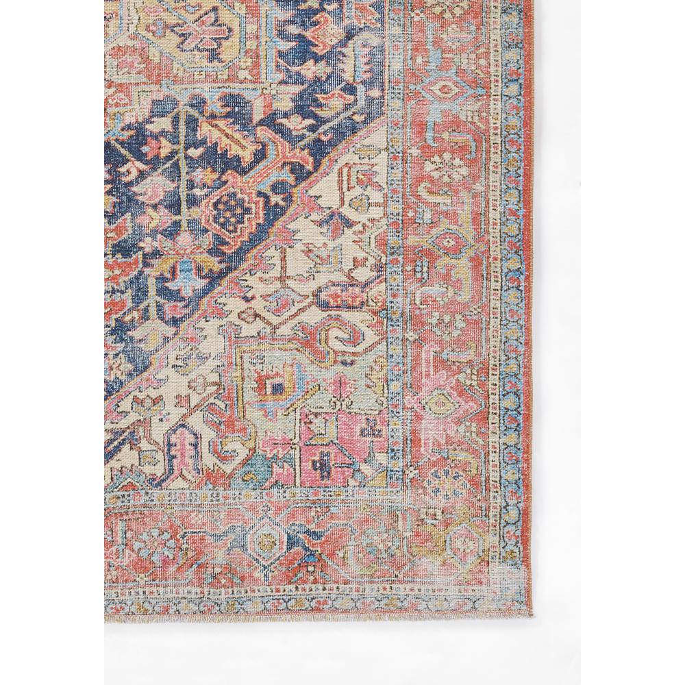 Traditional Rectangle Area Rug, Navy, 7'6" X 9'6"