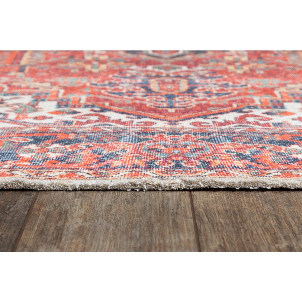 Traditional Rectangle Area Rug, Red, 7'6" X 9'6"
