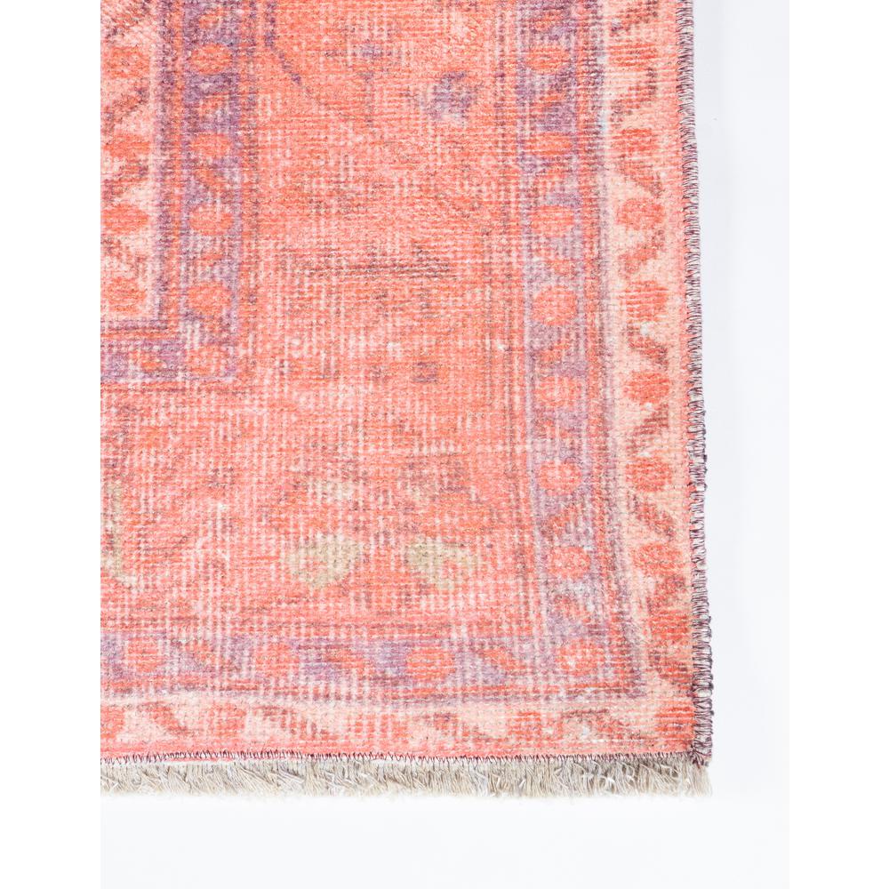 Traditional Rectangle Area Rug, Coral, 7'6" X 9'6"