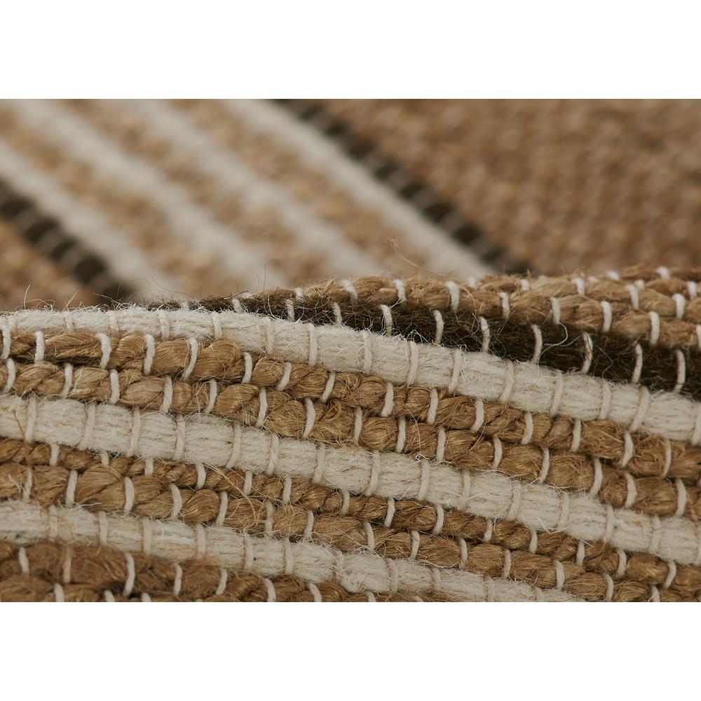 Contemporary Rectangle Area Rug, Brown, 8' X 10'