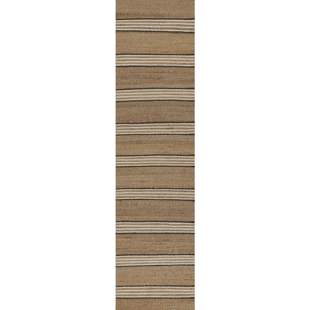 Contemporary Rectangle Area Rug, Brown, 8' X 10'