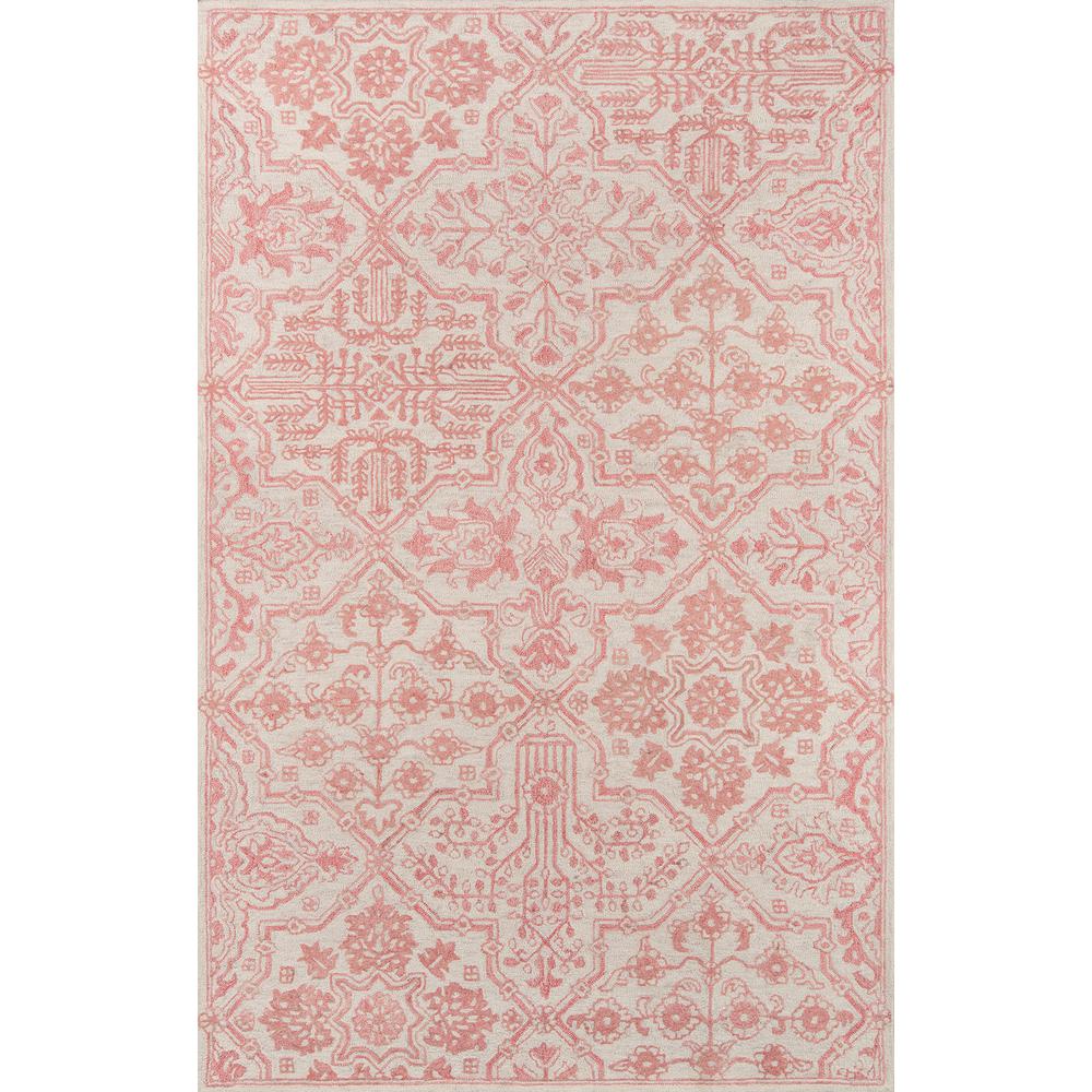 Traditional Rectangle Area Rug, Pink, 7'6" X 9'6"