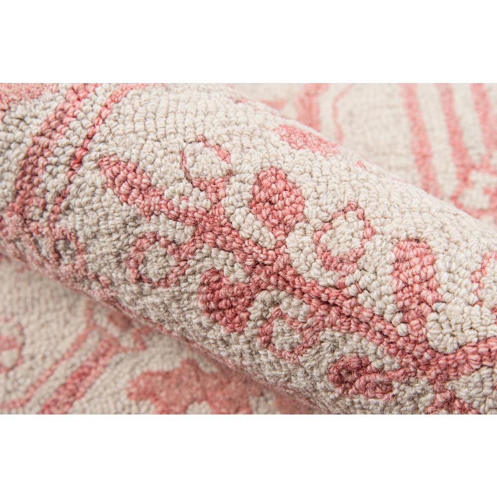 Traditional Rectangle Area Rug, Pink, 7'6" X 9'6"