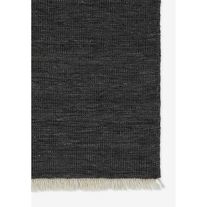 Contemporary Rectangle Area Rug, Charcoal, 5' X 8'