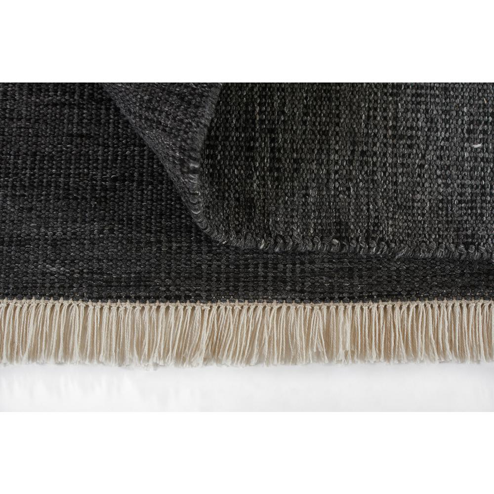 Contemporary Rectangle Area Rug, Charcoal, 5' X 8'