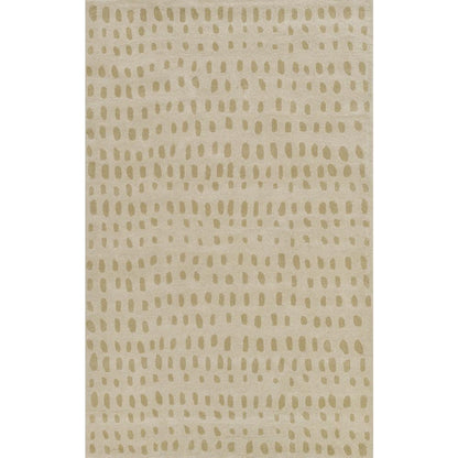 Contemporary Rectangle Area Rug, Beige, 9' X 12'
