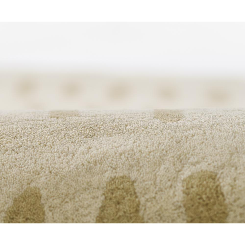 Contemporary Rectangle Area Rug, Beige, 9' X 12'