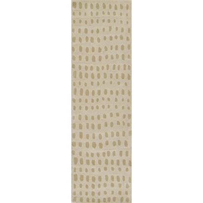 Contemporary Rectangle Area Rug, Beige, 9' X 12'