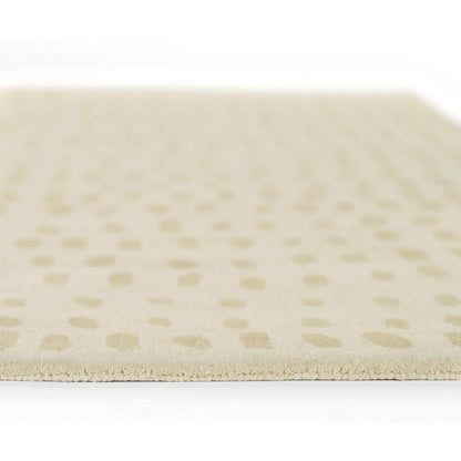 Contemporary Rectangle Area Rug, Beige, 9' X 12'