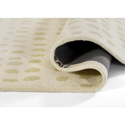 Contemporary Rectangle Area Rug, Beige, 9' X 12'