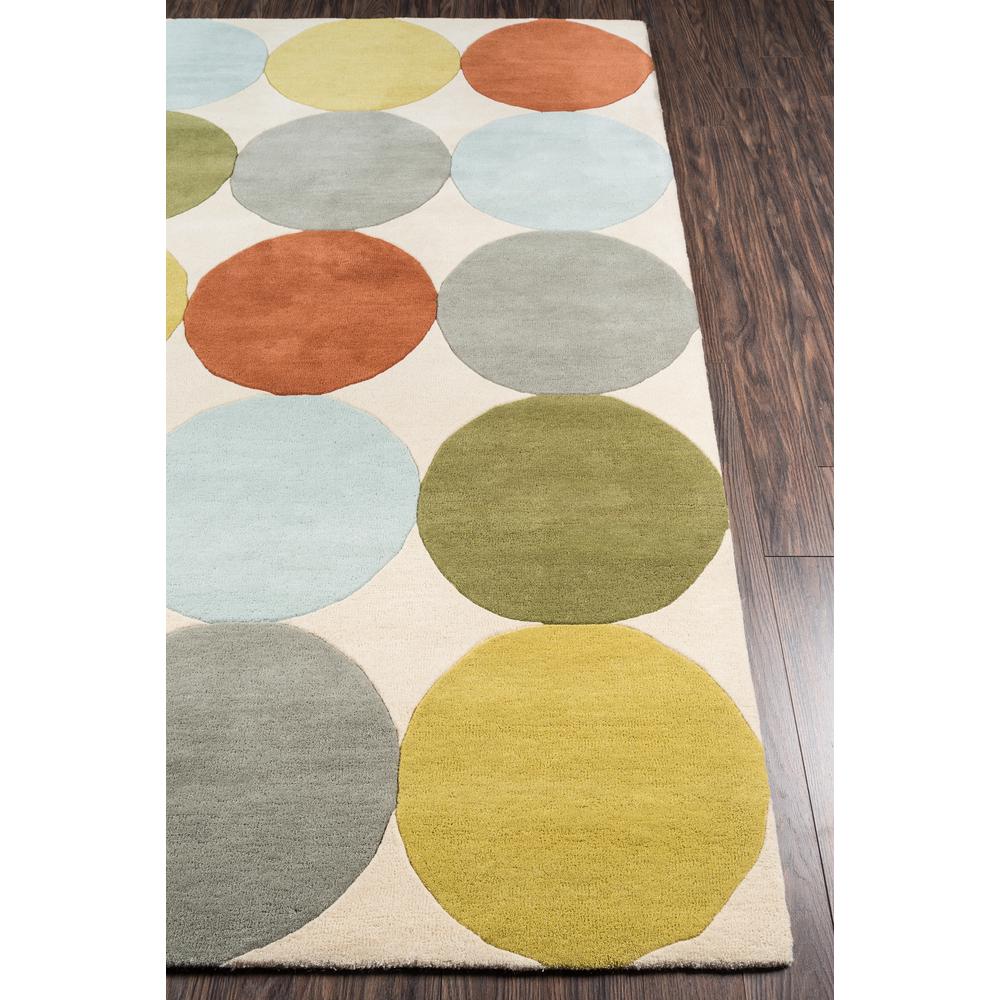 Modern Rectangle Area Rug, Multi, 9' X 12'