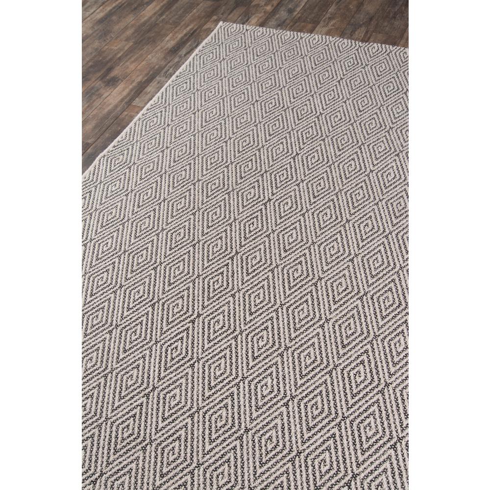 Contemporary Rectangle Area Rug, Charcoal, 3'11" X 5'7"