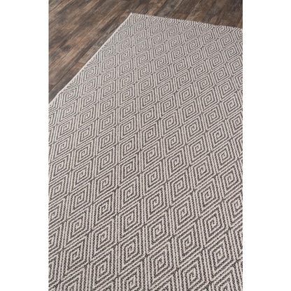 Contemporary Rectangle Area Rug, Charcoal, 3'11" X 5'7"