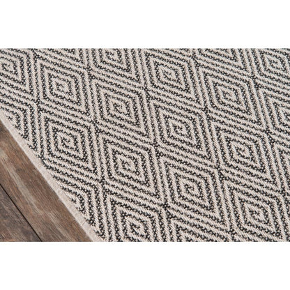 Contemporary Rectangle Area Rug, Charcoal, 3'11" X 5'7"