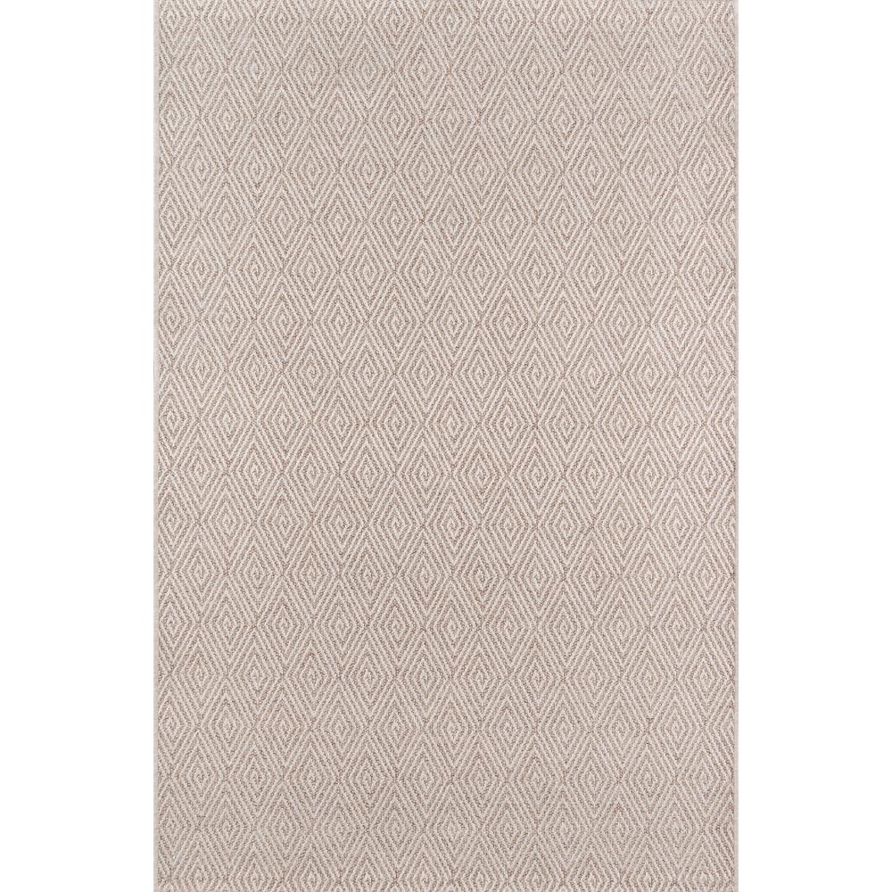 Contemporary Rectangle Area Rug, Natural, 3'11" X 5'7"