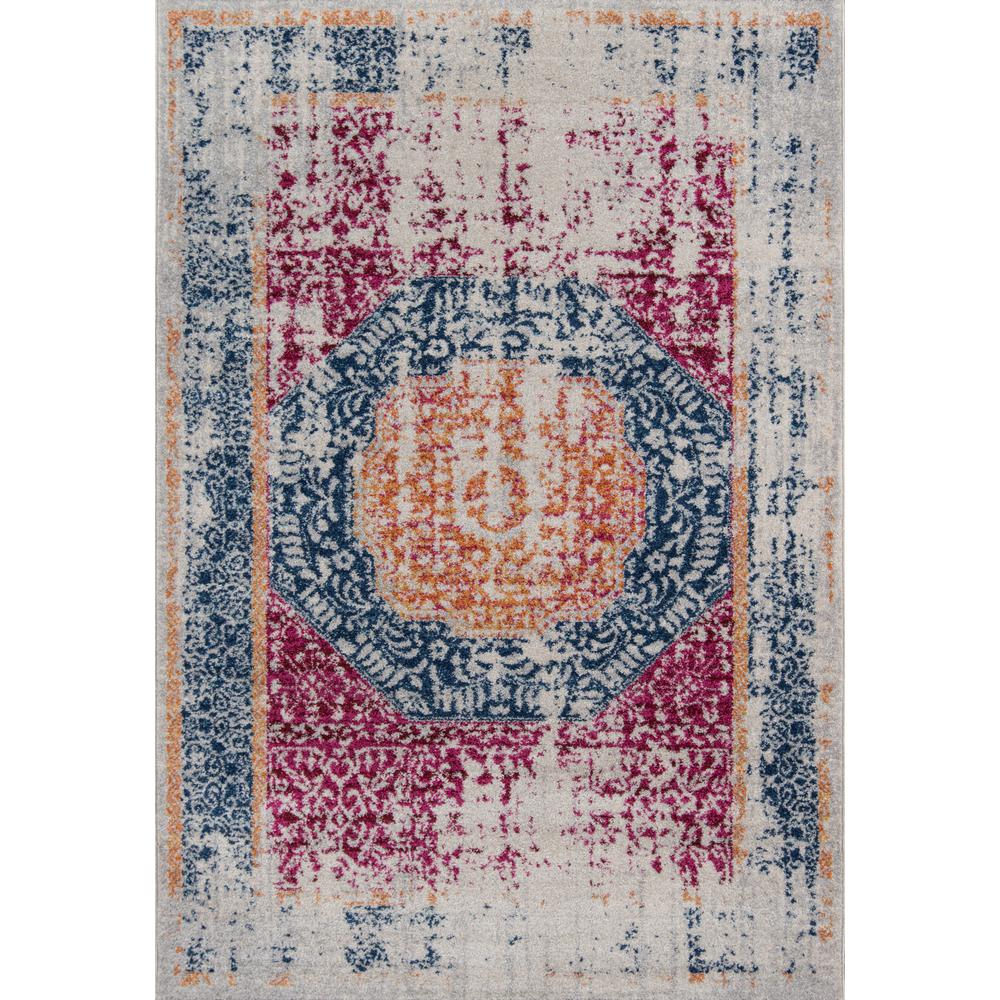 Traditional Rectangle Area Rug, Multi, 9'3" X 12'6"