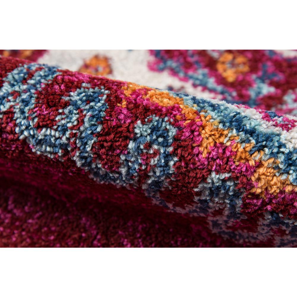 Traditional Rectangle Area Rug, Pink, 9'3" X 12'6"