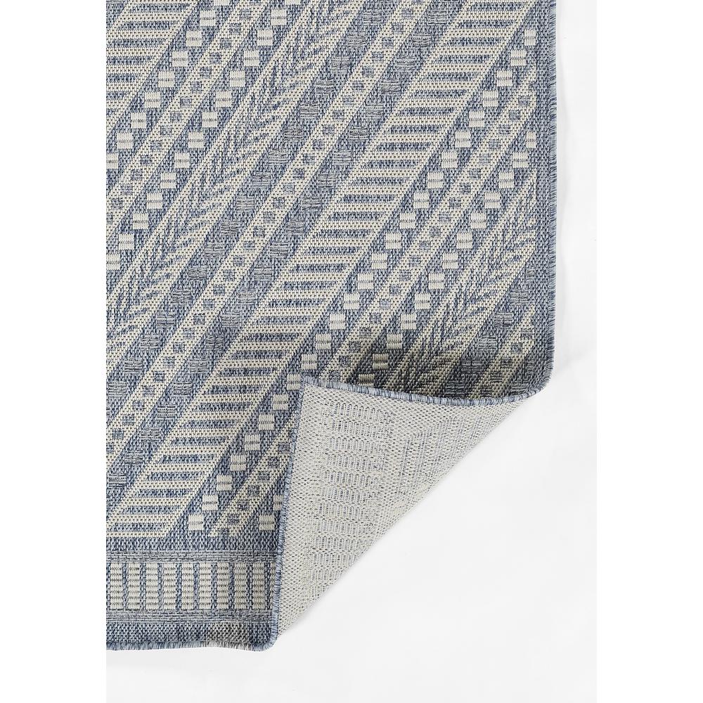 Transitional Rectangle Area Rug, Blue, 5'3" X 7'