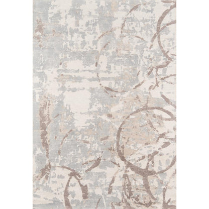 Casual Rectangle Area Rug, Beige, 7'6" X 9'6"