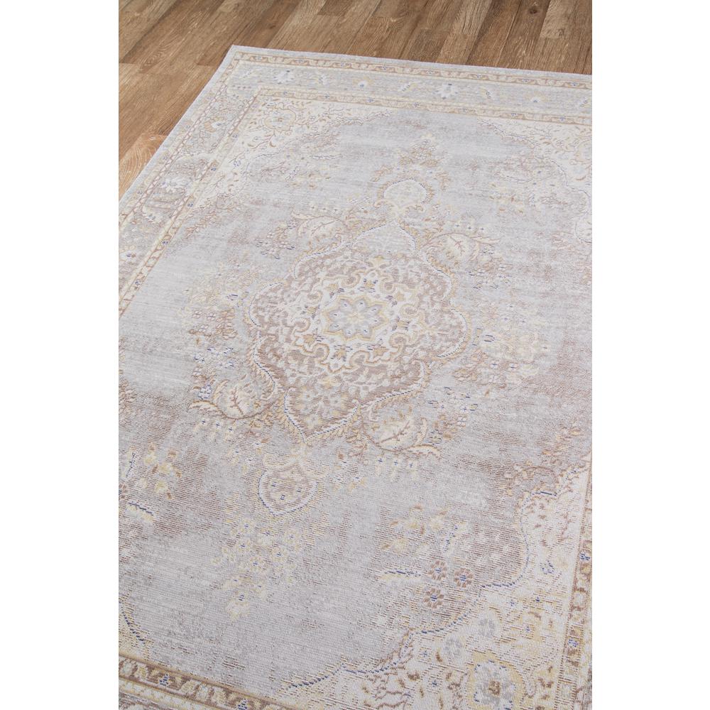 Traditional Rectangle Area Rug, Grey, 7'10" X 10'6"